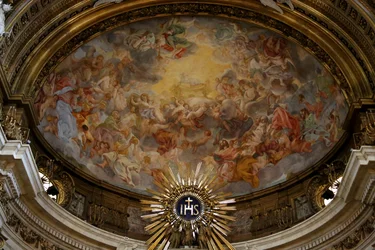 Ansicht der Apsis, 16. Jahrhundert, Chiesa del Gesù, Rom